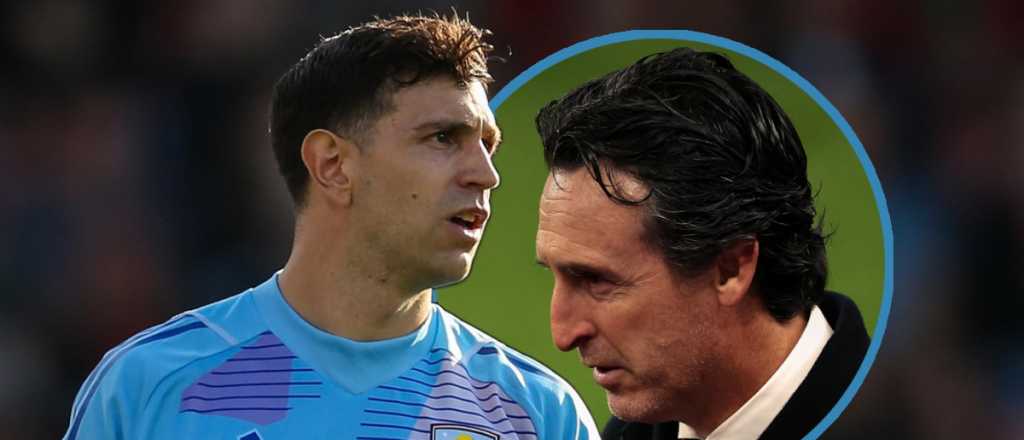 ¿Un panqueque? La frase del DT de Aston Villa sobre el Dibu, que no se fue del club