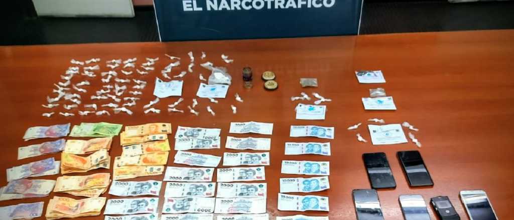 Desde el dron: así se vio el allanamiento a un bunker de droga en Godoy Cruz