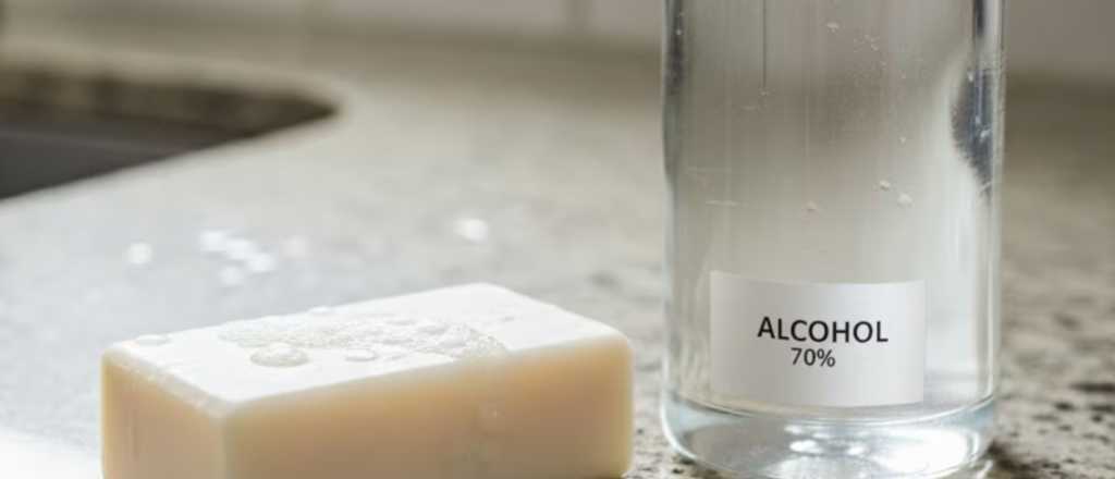 El secreto que nunca falla: jabón blanco y alcohol para todo uso