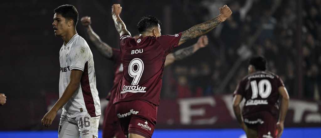 Lanús le ganó sobre la hora a Fluminense