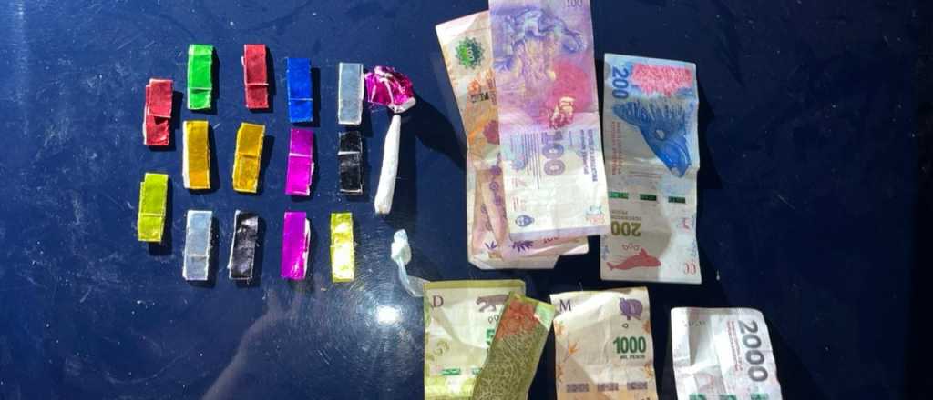 Tres detenidos haciendo delivery de droga en Guaymallén