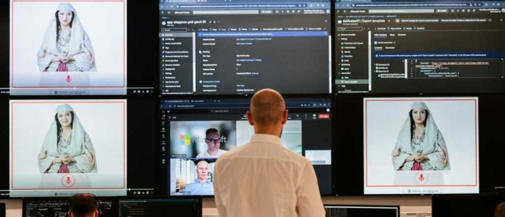 Asumió la primera ministra creada con IA y criticó a la oposición 