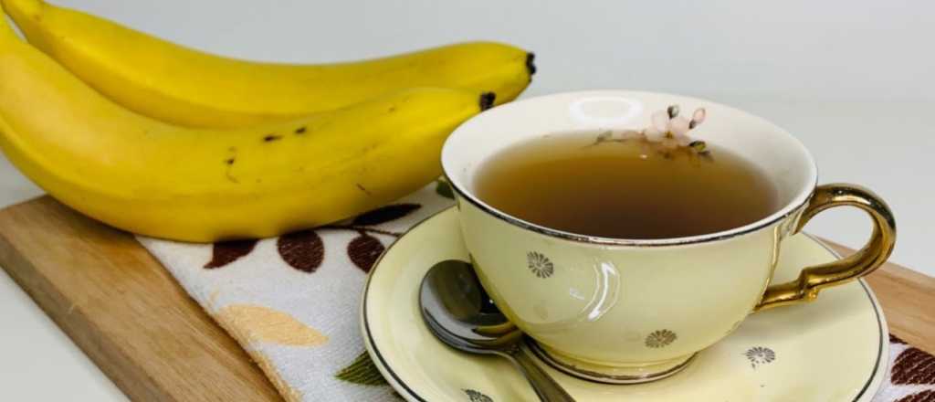 Té con cáscara de banana: la infusión casera para dormir mejor