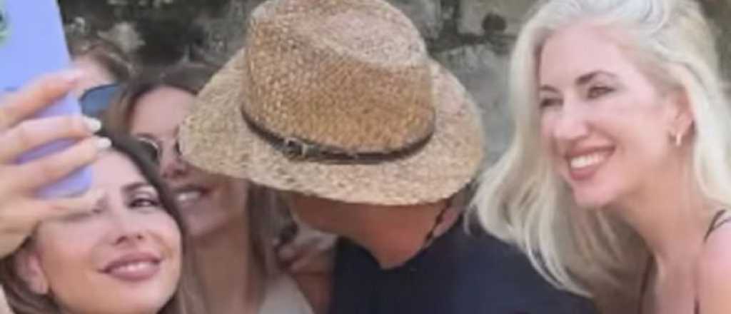 El incómodo momento de Evangelina Anderson con Eros Ramazzotti