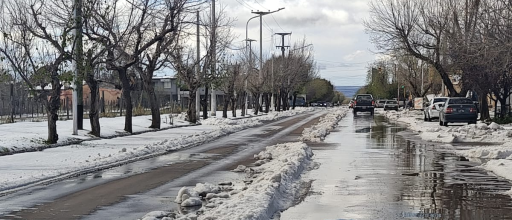 Granizada histórica en San Carlos: "Nunca habíamos visto un fenómeno así"
