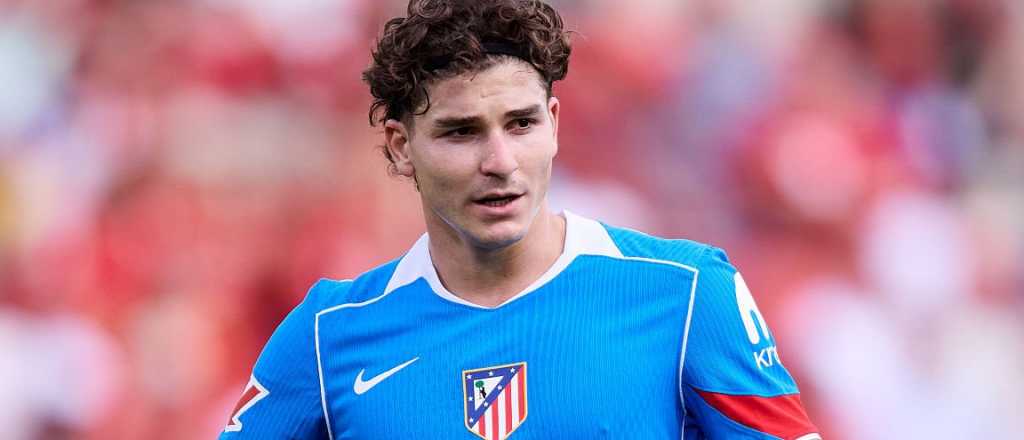 "Siempre a mí": la bronca de Julián Álvarez con el Cholo Simeone