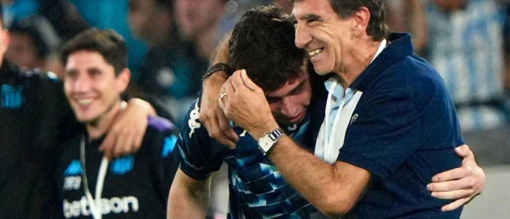 La formación de Racing para hacer historia en Brasil