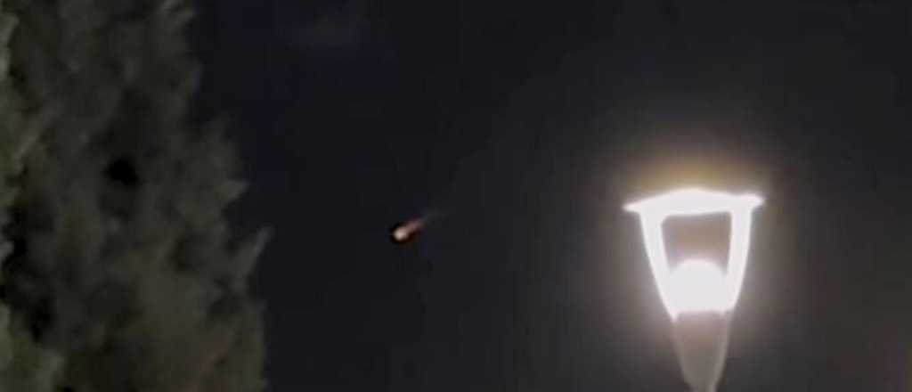 Video: la extraña luz que iluminó el cielo mendocino este miércoles