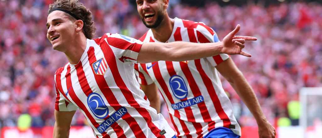 Con doblete de Juli&aacute;n, Atl&eacute;tico de Madrid gole&oacute; a Real Madrid en el cl&aacute;sico