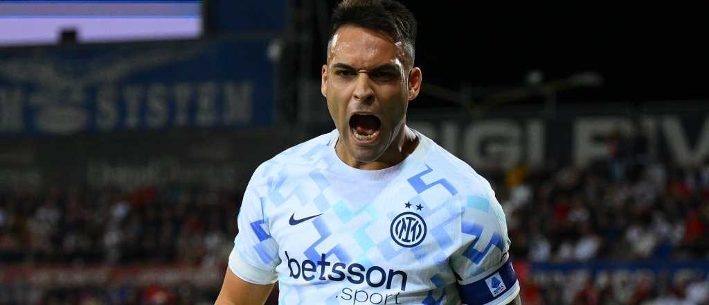 Video: gol de Lautaro Martínez en el triunfo del Inter sobre Cagliari