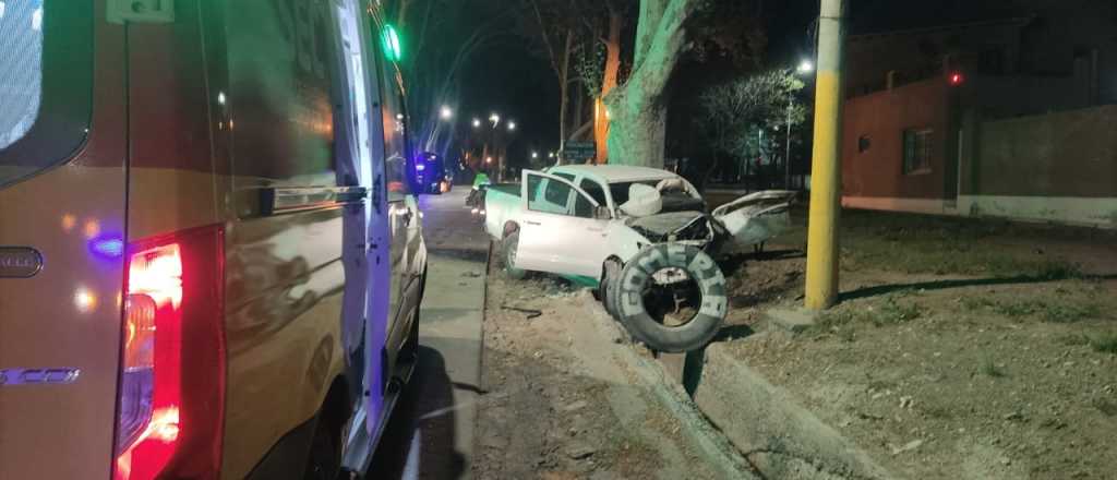 Fuerte choque en Luj&aacute;n: dos hombres gravemente heridos