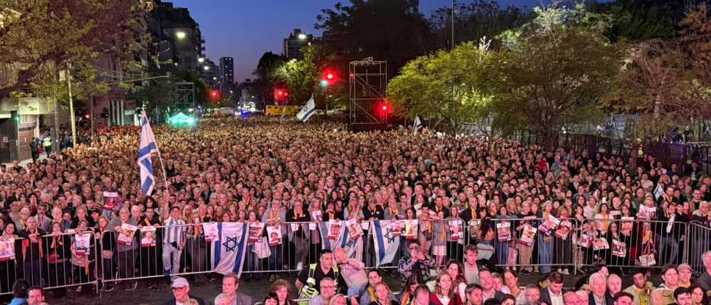 Multitudinario acto a dos años de la masacre de Hamas en Israel