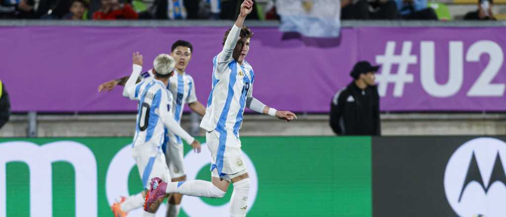 Santino Andino con el Post: hizo un golazo y tambi&eacute;n habl&oacute; del Tomba