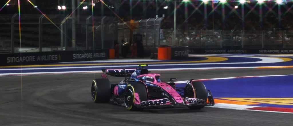 Colapinto penúltimo en el segundo entrenamiento libre del GP de Singapur