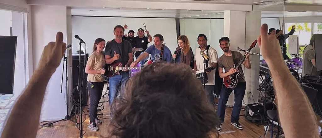 Milei ensaya con su banda para el show en el Movistar Arena