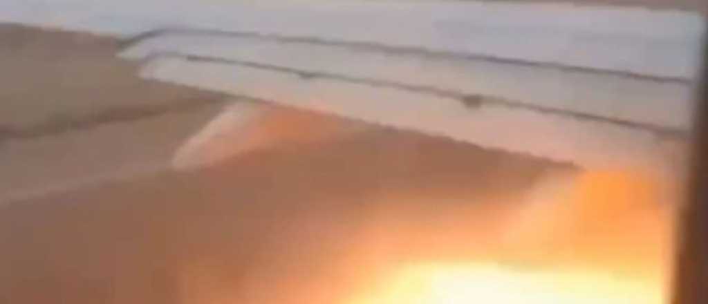 Video: fogonazo y pánico en un vuelo de Aerolíneas Argentinas