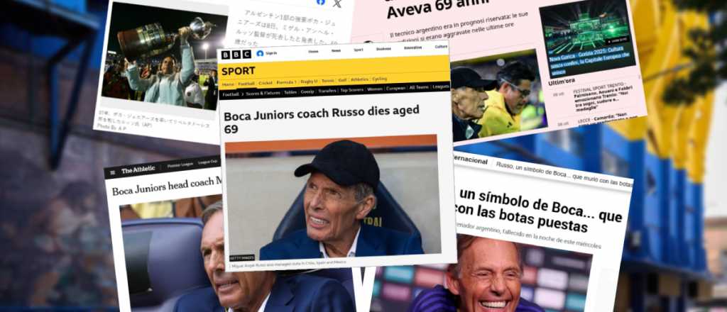 Repercusiones en la prensa mundial por la muerte de Miguel Russo