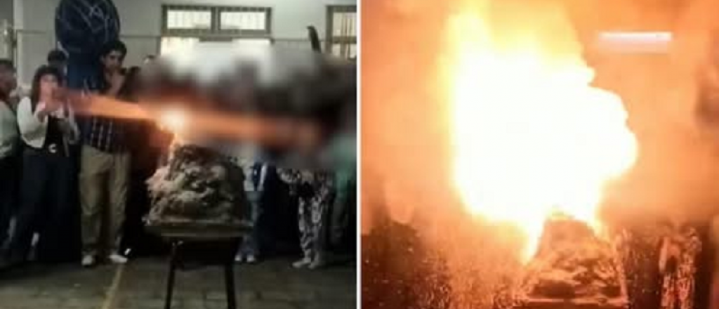 Videos: una explosión en una feria escolar de ciencias dejó 10 heridos