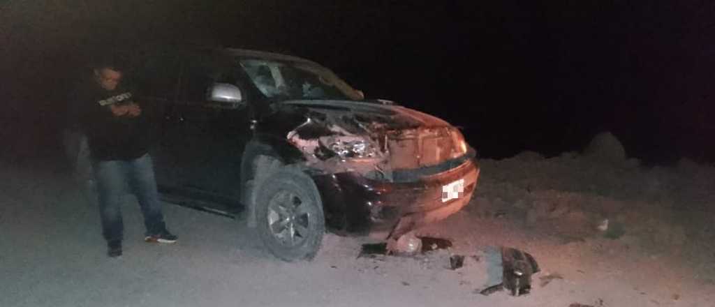 Camionetas chocaron de frente en la Ruta 180: dos personas resultaron heridas