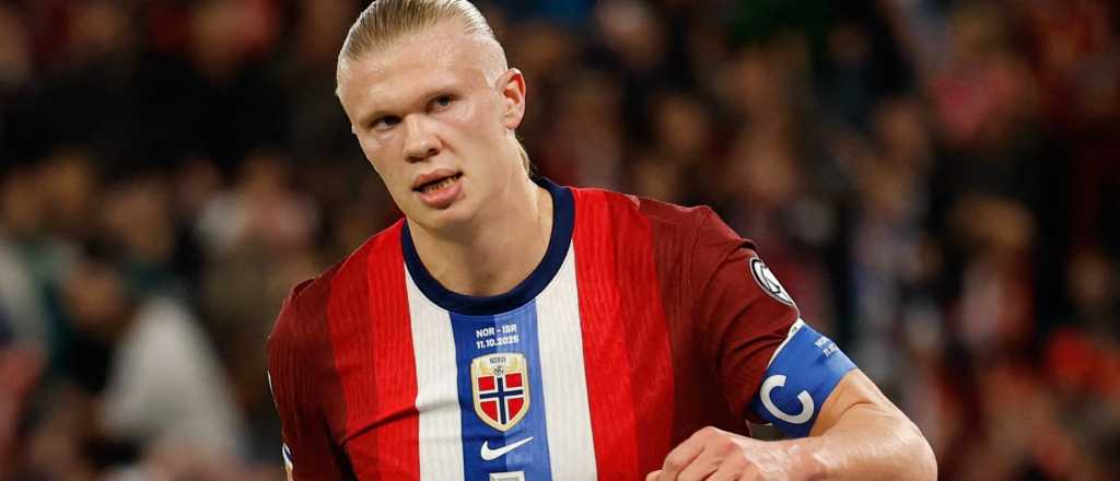 Con triplete de Haaland, Noruega goleó a Israel y sueña con el Mundial