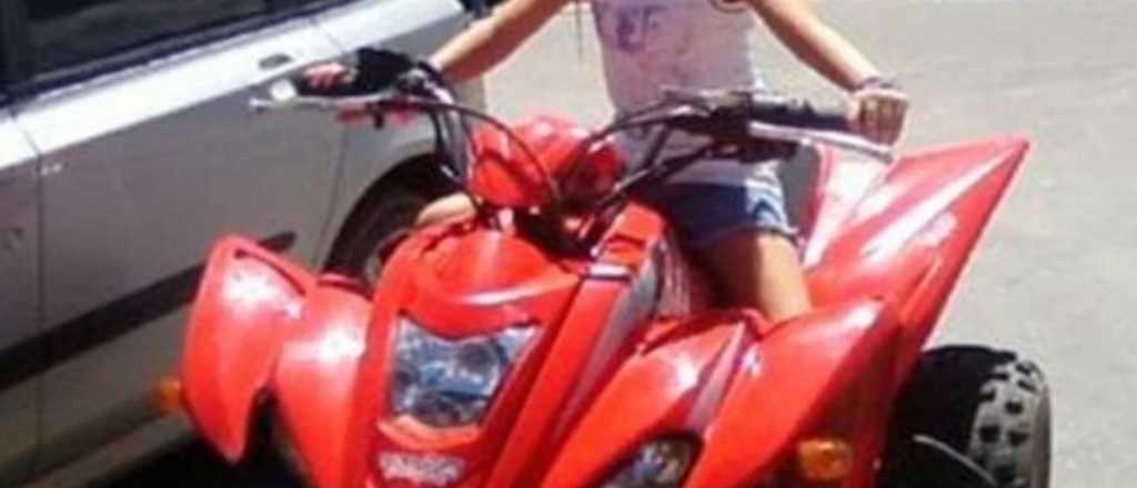 Una nena de 11 años chocó en un cuatriciclo y está internada en el Notti