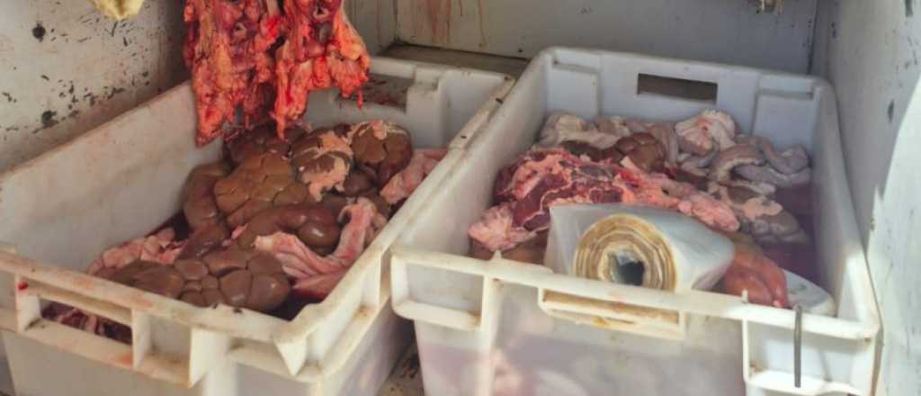 Decomisaron más de 90 kilos de carne sin medidas sanitarias en Lavalle
