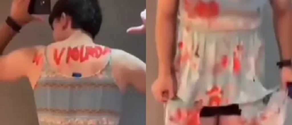 En un viaje de egresados, un estudiante se disfrazó de "mujer violada"