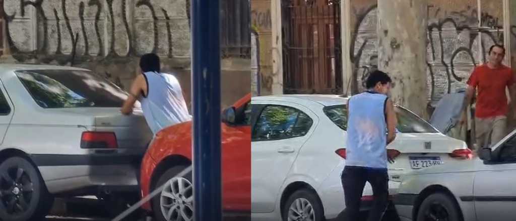 Video: detuvieron a un hombre que estaba "sacado" en el centro de Mendoza