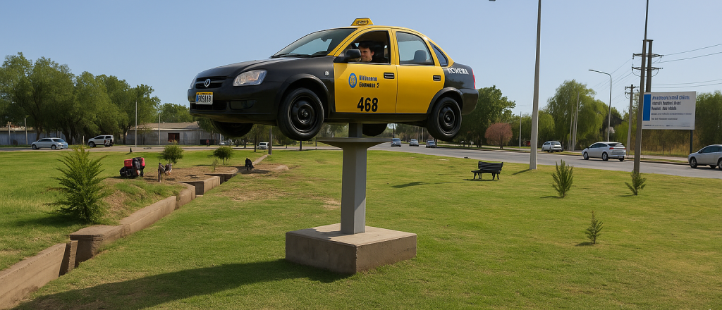 Las Heras hará un monumento en homenaje a los taxistas