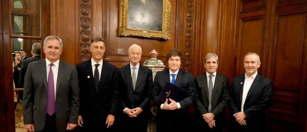 Milei cenó con el Consejo del JP Morgan junto a su CEO, Jamie Dimon