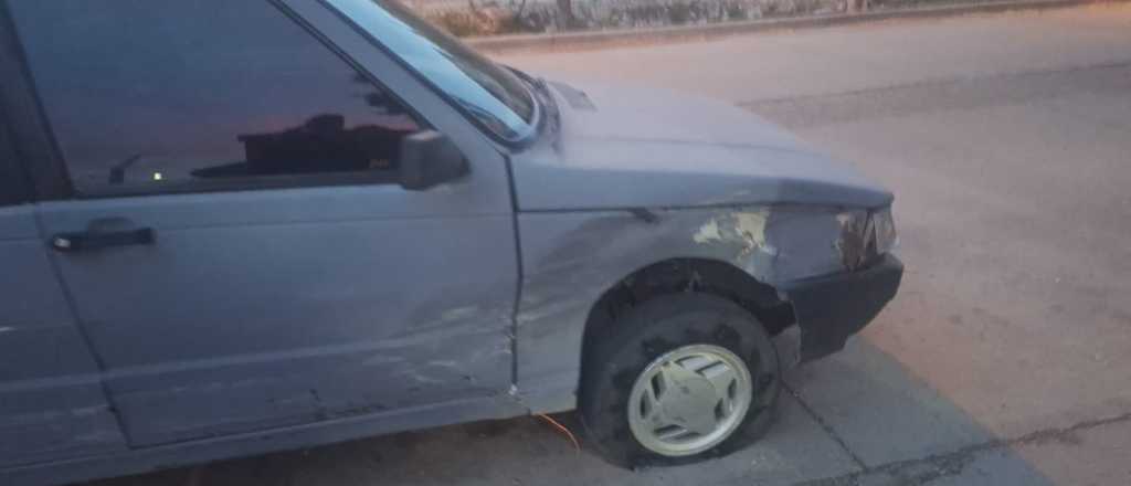 Un conductor ebrio iba en contamano y chocó a un policía, en Malargüe