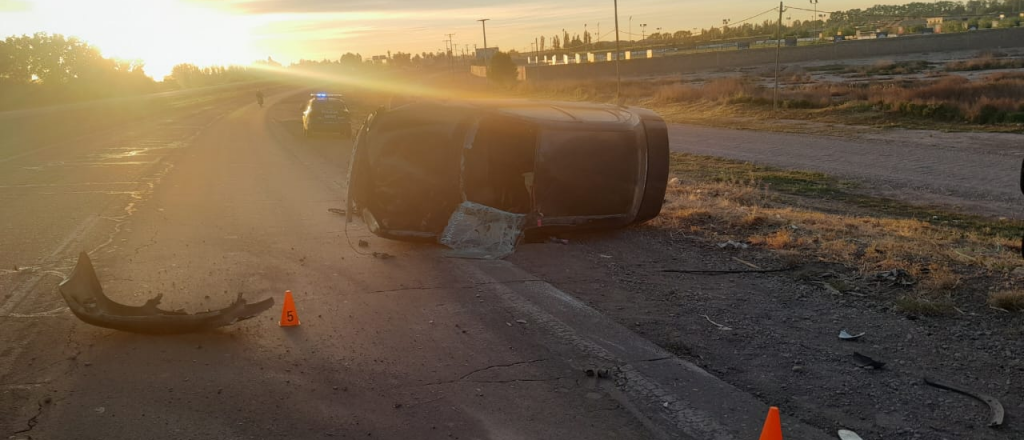 Conductor alcoholizado volc&oacute; en el Acceso Este