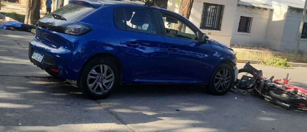 Murió un motociclista en un choque en Godoy Cruz