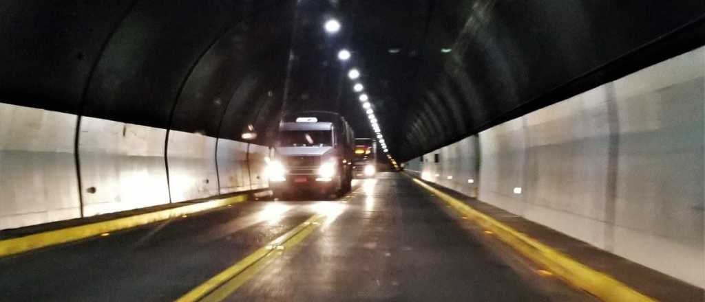 Anunciaron el cierre del Túnel Cristo Redentor