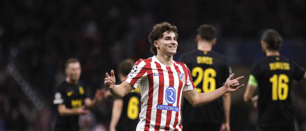 Con un golazo de Julián, el Atlético Madrid ganó por Champions League