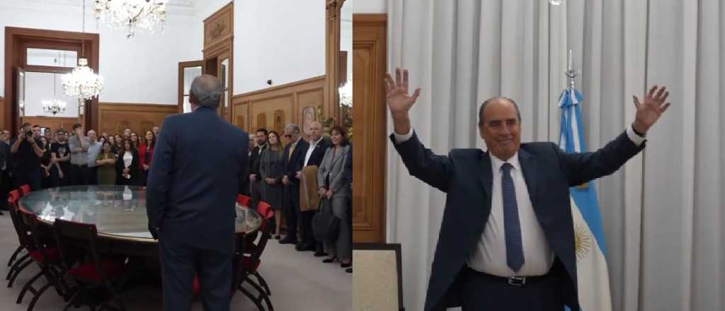 El video de la despedida de Guillermo Francos como jefe de Gabinete