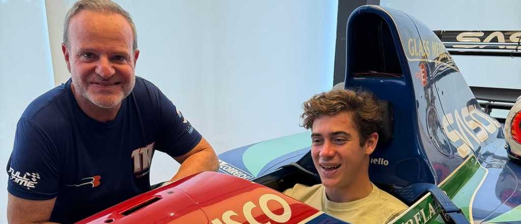 Una leyenda de la F1 recibió en su casa a Colapinto: "Un aplauso para el asador"