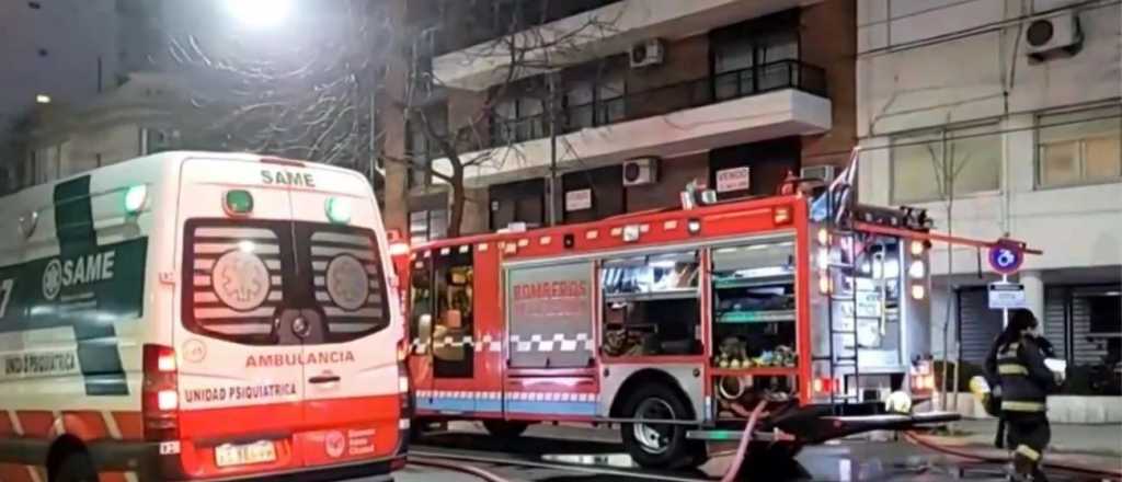 Una mujer murió y varios heridos por un incendio en Palermo