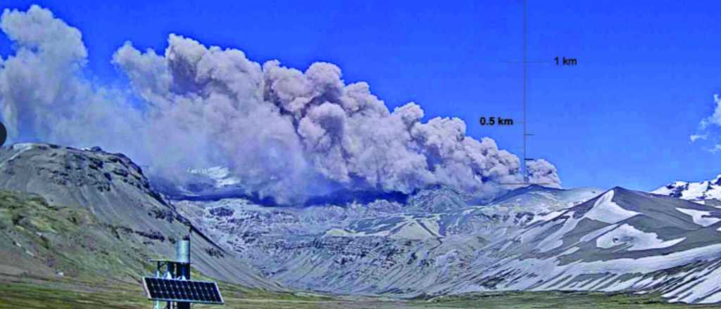 Las cenizas del volcán Planchón-Peteroa llegaron a Malargüe