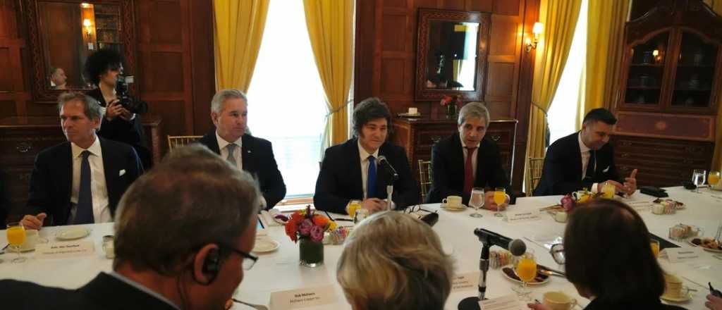 En Nueva York, Milei se vio con empresarios y los alentó a apostar a Argentina