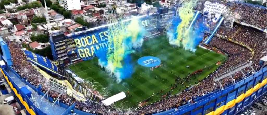 Video: espectacular recibimiento de los hinchas de Boca en el Supercl&aacute;sico
