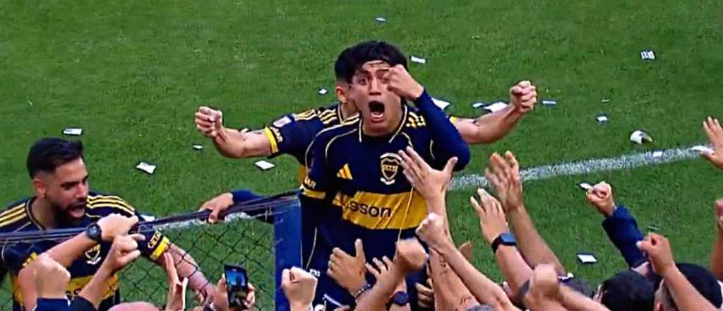 Video: el gol de Zeballos a River y su alocado festejo con la gente
