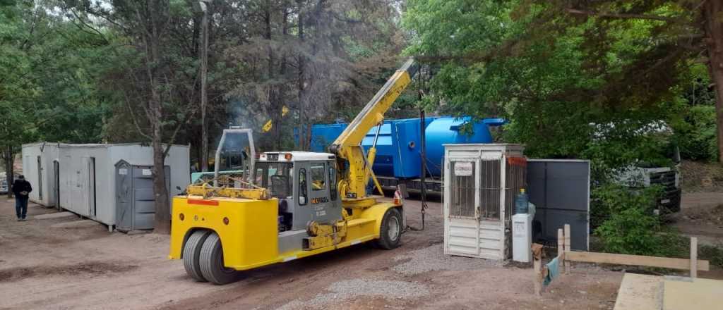 Avanza la ampliación de una importante planta de agua potable en Luján de Cuyo