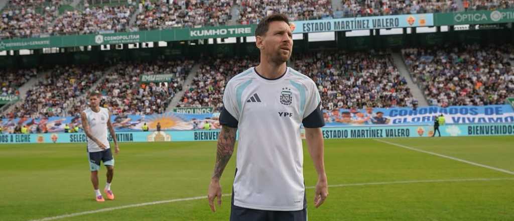 Furor por la Selecci&oacute;n en Espa&ntilde;a y emotivo mensaje de Leo Messi