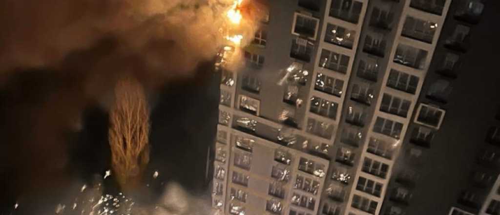 Masivo ataque ruso contra edificios civiles en la capital de Ucrania