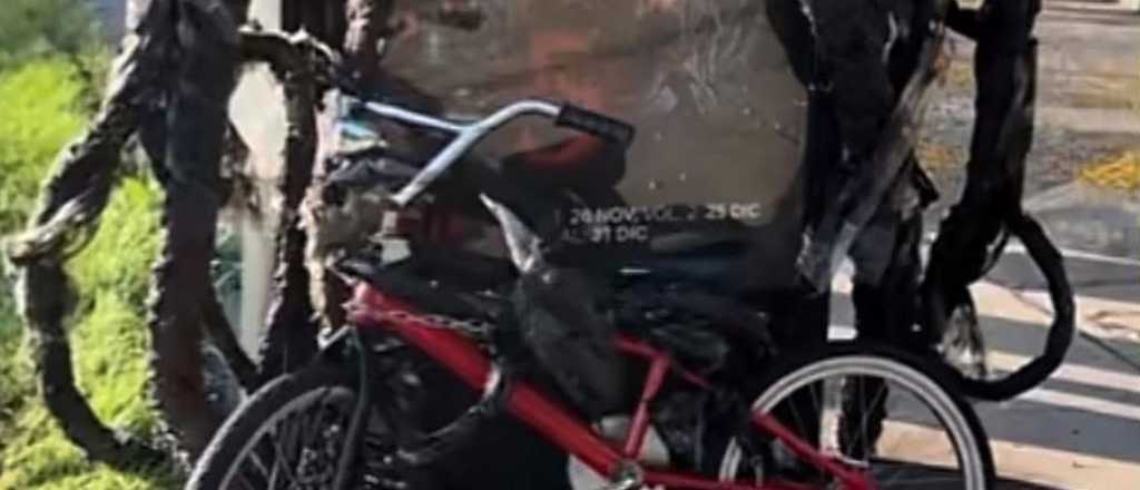 Robaron la bicicleta que instalaron para promocionar Stranger Things