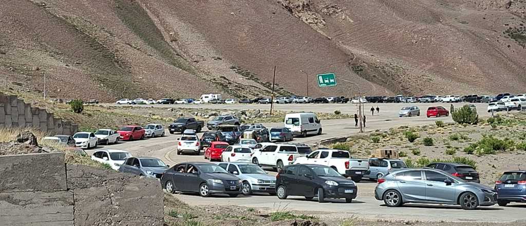 Video: el regreso desde Chile tuvo demoras en Horcones