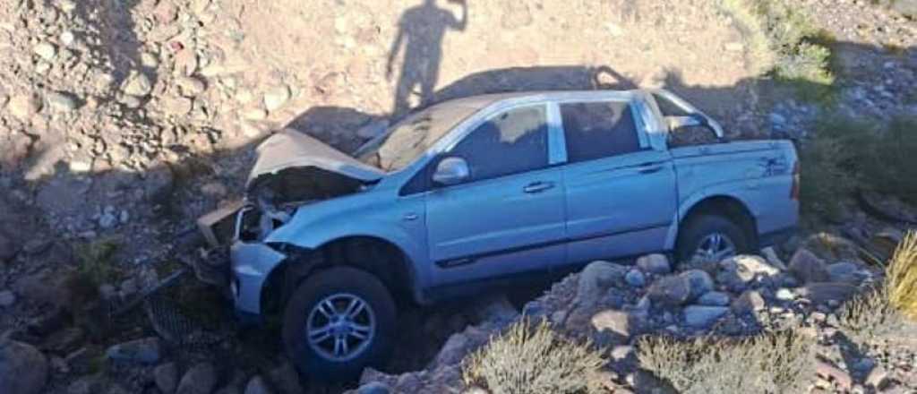 Volcó una camioneta en Alta Montaña
