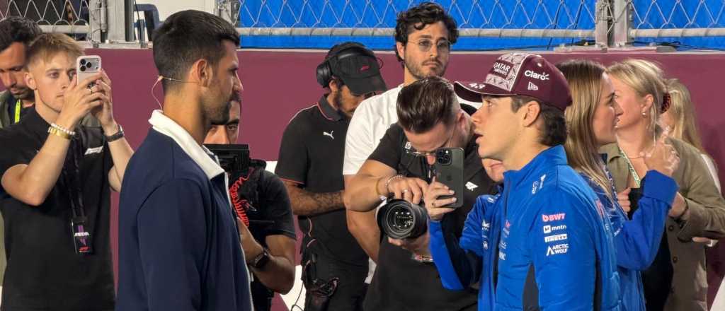 "Toy re duro": el divertido momento de Colapinto con Djokovic en Qatar