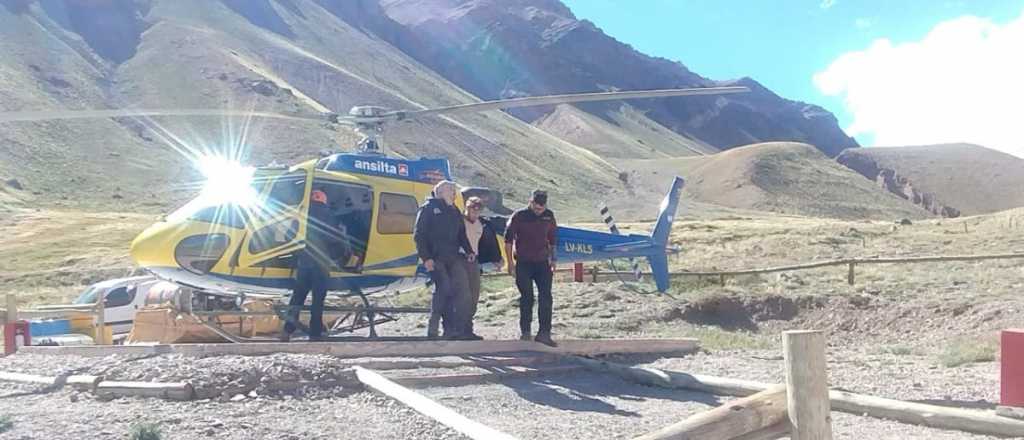 Rescate en el Aconcagua: un empleado se accidentó cuando armaba un domo